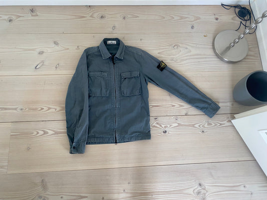 Stone Island 'COTTON ZIPPED OVERSHIRT' Jakke