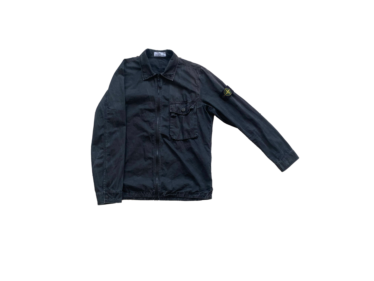 Stone Island 'SINGLE POCKET COTTON' Overshirt Jakke