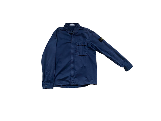 Stone Island 'SINGLE POCKET COTTON' Overshirt Jakke