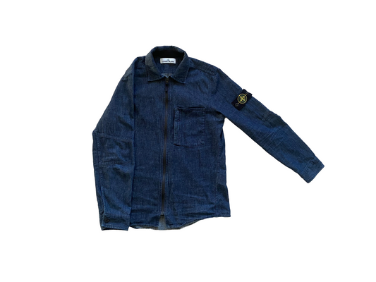 Stone Island 'WASHED DENIM' Overshirt Jakke