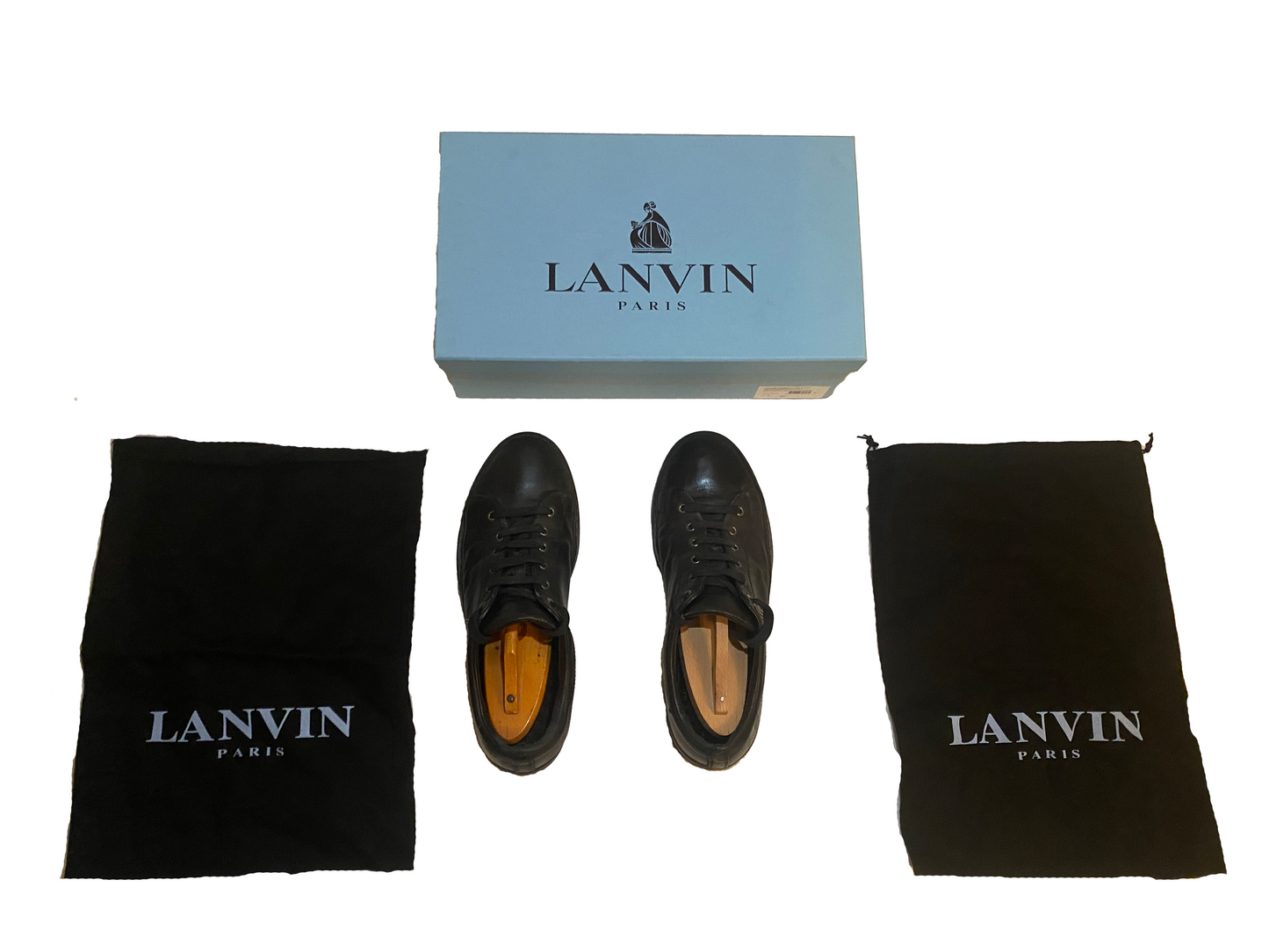 Lanvin 'LOW-TOP LOGO SNEAKERS BLACK' Sko