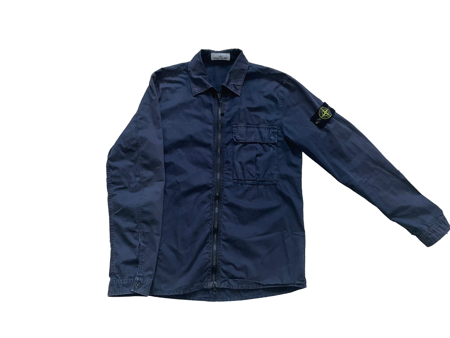 Stone Island 'SINGLE POCKET COTTON' Overshirt Jakke